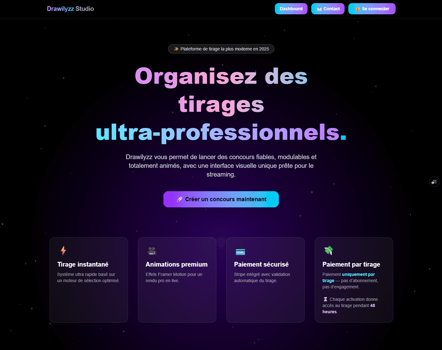 Aperçu du projet Drawilyzz Studio